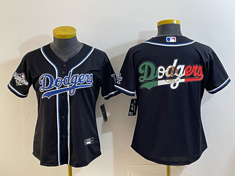 Youth 2026 Los Angeles Dodgers Blank Black Game Nike MLB Jersey style 008